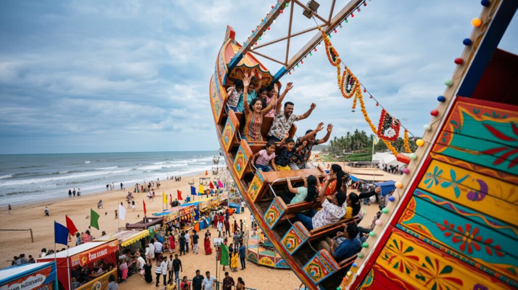 Amusement Rides at Bekal Beach Park