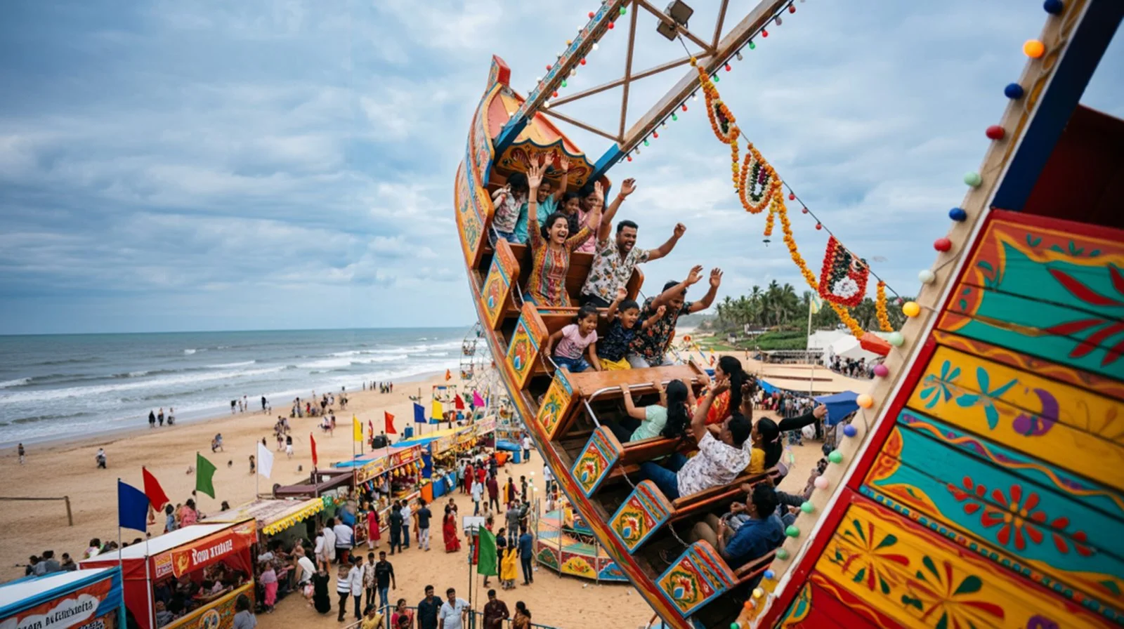 Amusement Rides at Bekal Beach Park